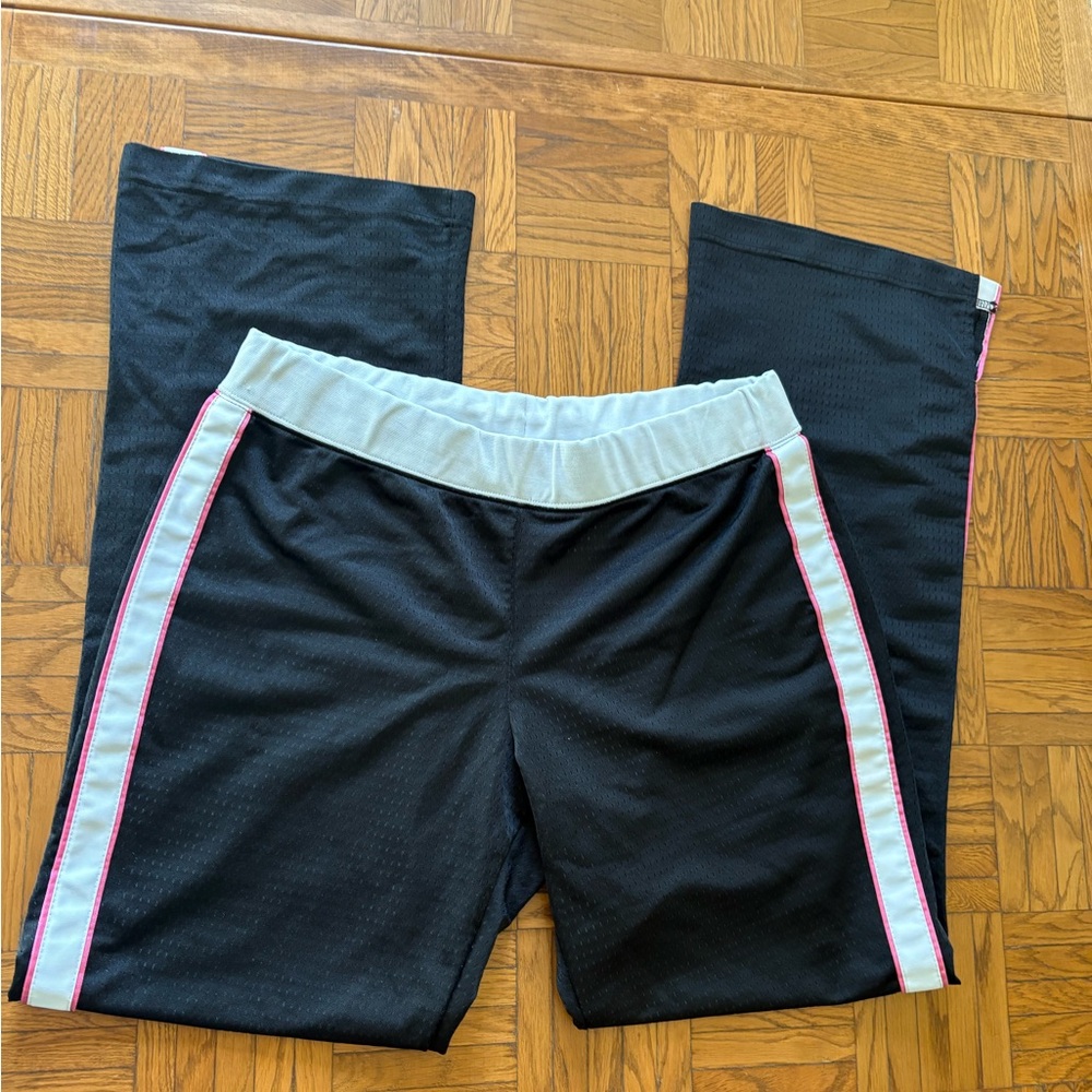Nike Black and White Low Rise Pants